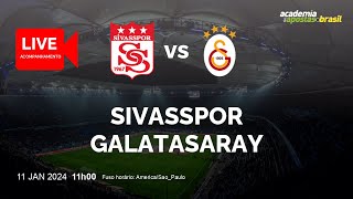 SIVASSPOR X GALATASARAY AO VIVO  TURQUIA  SUPER LIGA TURCA  RODADA 16  NARRAÇÃO [upl. by Yenrab]