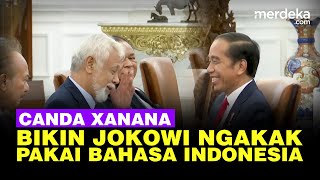 Momen Jokowi Ngakak PM Timor Leste Becanda Gunakan Bahasa Indonesia [upl. by Kelli]