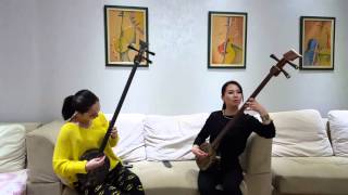 Mongolian traditional musical instrument Shanz [upl. by Eniarda]