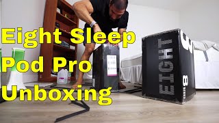 Eight Sleep Pod Pro Mattress Unboxing [upl. by Perceval]