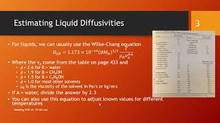 Aug 31a Liquid Diffusivity [upl. by Aspa]