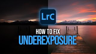 How to Save UNDEREXPOSED PHOTOS Lightroom Classic Tutorial [upl. by Naerad]