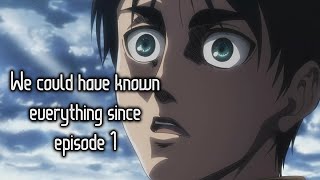 TOP 5 examples of FORESHADOWING in Attack on Titan [upl. by Ylime]