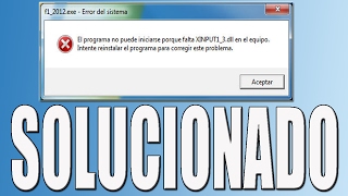 Error XINPUT13dll  Windows 7 8 10 y 11  PROBLEMA SOLUCIONADO [upl. by Nevetse]