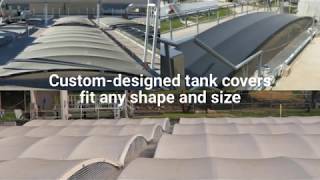 Retractable Structurally Supported Tank Covers [upl. by Celin]