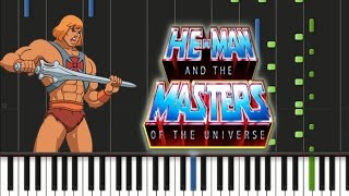 HeMan amp The Masters of the Universe  Theme Song Piano Cover [upl. by Neenahs586]