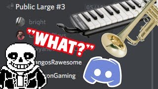 Playing Instruments In Discord 1  Sans Edition [upl. by Ilse]