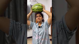 Amma birthday ki watermelon cake aahhhhh😱🤯😱 ishqyouall swv telugu funny youtube shorts [upl. by Estell3]