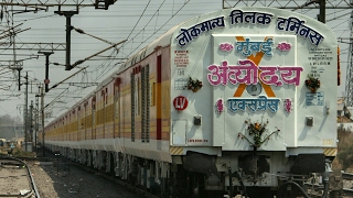 LTT Tata Antyodaya express Inaugural Run Skips Champa Jn With Beautifully Decorated Bsl wap4 [upl. by Eimerej426]