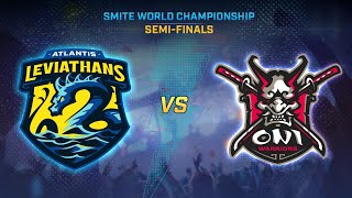 SMITE WORLD CHAMPIONSHIP  SemiFinals  Atlantis Leviathans Vs Oni Warriors [upl. by Everson]