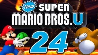 Lets Play New Super Mario Bros U 100  Part 24  Klimawandel bei Schloss Toadstool [upl. by Parsifal]