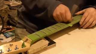 Guitar Fret Leveling Why and How  Part 2 of 2 [upl. by Eimarej]