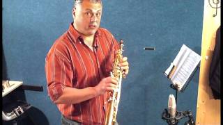 JP043 soprano saxophone demonstration by Pete Long  John Packer Ltd [upl. by Pirali651]