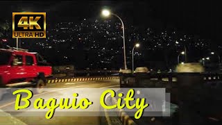 BAGUIO CITY VIRTUAL DRIVING AT NIGHT AMAZING VIEWS [upl. by Sainana]