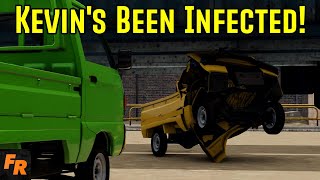 Kevins Been Infected And Other Silliness On BeamNG Drive [upl. by Arihsay102]