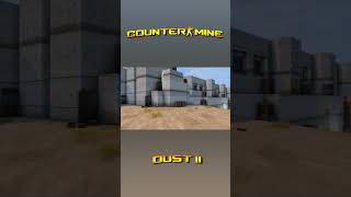 Dust II in MINECRAFT shorts minecraftshorts csgo cs2 standoff2 countermine [upl. by Redyr596]