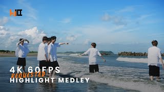 4K 60FPS TWS 투어스 1st Mini Album Sparkling Blue Highlight Medley  REQUESTED [upl. by Einnol]