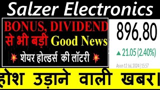 salzer electronics latest new ssalzer electronics share salzer electronics share latest news [upl. by Ayotahc]