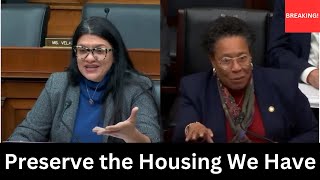 “Housing prices are up…47” Representative Tlaib D and Secretary Fudge Discuss Housing Crisis [upl. by Anassor]