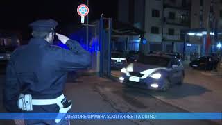 CROTONE QUESTORE GIAMBRA SUGLI ARRESTI A CUTRO [upl. by Dinsmore]