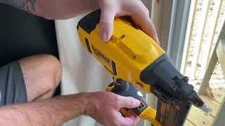 DeWalt 18 Gauge Precision Point Brad Nailer DWFP12233 Review [upl. by Eytteb]