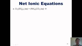 Chapter 4  Reactions in Aqueous Solution Part 2 of 6 [upl. by Essenaj]