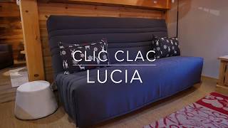 Clic Clac Lucia avec matelas Bultex HR45 KG  Lecoinmontagnecom [upl. by Fermin]