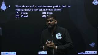 What do we call a proteinaceous particle that can replicate inside a host cell and cause disease [upl. by Yboj824]