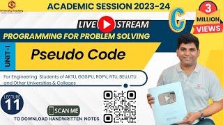 PPS11Programming For Problem SolvingWhat is PseudocodeWhat is Algorithm Differences [upl. by Malet]