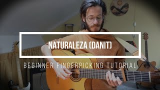 Naturaleza Danit  Fingerpicking Guitar Tutorial  Beginner Guitar Tutorial  Medicine Songs [upl. by Atinehc719]