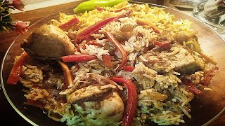 Arabic Bukhari Rice Recipe  Easy Middle Eastern Dish l Daily Flavors [upl. by Asirrak764]