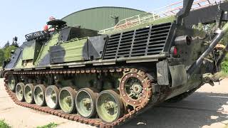 LEOPARD 1 WISENT  Armored Recovery Vehicle 1000 HP [upl. by Northington]