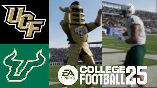 UCF vs USF  College Football 25 FULL GAME SIMULATION [upl. by Ripleigh]