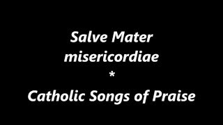 Salve Mater Misericordiae  Latin Traditional Roman Catholic song of praise v1 [upl. by Hawk]