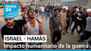 La catástrofe humanitaria detrás del conflicto entre Israel y Hamás [upl. by Mickey]