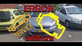 Peugeot 308SW 2014 urea adblue error and fix and bonus feed of the piaggio mp3 400 [upl. by Ursulette162]