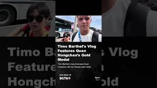 Timo Barthels Vlog Features Quan Hongchan’s Gold Medal [upl. by Fabrianna]