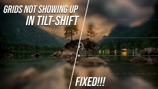 Grids not showing in TiltShift Blur  Tilt shift is not working  Tilt shift blur in photoshop [upl. by Letnohc]