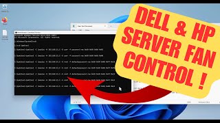 Dell amp HP Server Manual Fan Control  Tutorial [upl. by Eninahpets504]