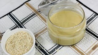 Tahini Paste Recipe With Only 2 Ingredients [upl. by Naesar]