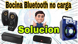 Bocina Bluetooth que no carga 😱Bocina Bluetooth no enciende solución 🔥🔥 [upl. by Sarge]