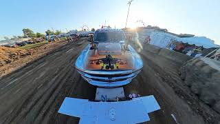 Mike Tarzwell and The Danger Zone 6200lb Super Stock Truck TTPA 2024 Ionia Free Fair Ionia MI [upl. by Adnopoz]