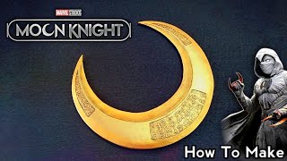 How To Make Moon Knight Crescent Darts With Cardboard  MARVELs Moon Knight Weapon [upl. by Algar886]