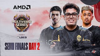 Day2 AMD presents UE The Multiverse Series 2024 BGMI  Semi Finals  Ft IQOOSouL Godlike etc [upl. by Pennington978]