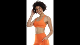 Soutien gorge de sport icyzone pour femme confortable à bretelles pour le yoga lentraînement a [upl. by Lleryd161]