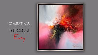 Unlock the Abstract Unbelievable Acrylic Painting Tutorial with Plastic Wrap [upl. by Trici867]