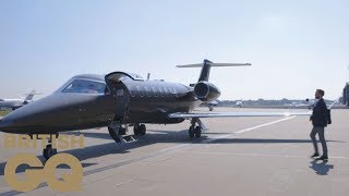 Learjet 75 private jet review with Stratajet  British GQ [upl. by Bass942]