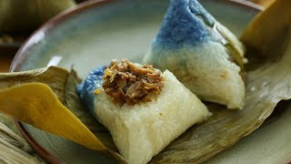 How to Make Zongzi  Nyonya Bak Chang Recipe  娘惹粽 [upl. by Dowell]