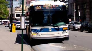 MTA NYC Bus B38 amp B52 Buses at Joralemon street and Court Street [upl. by Karp]