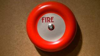 Fire alarm bell test Motorised bell [upl. by Draw]